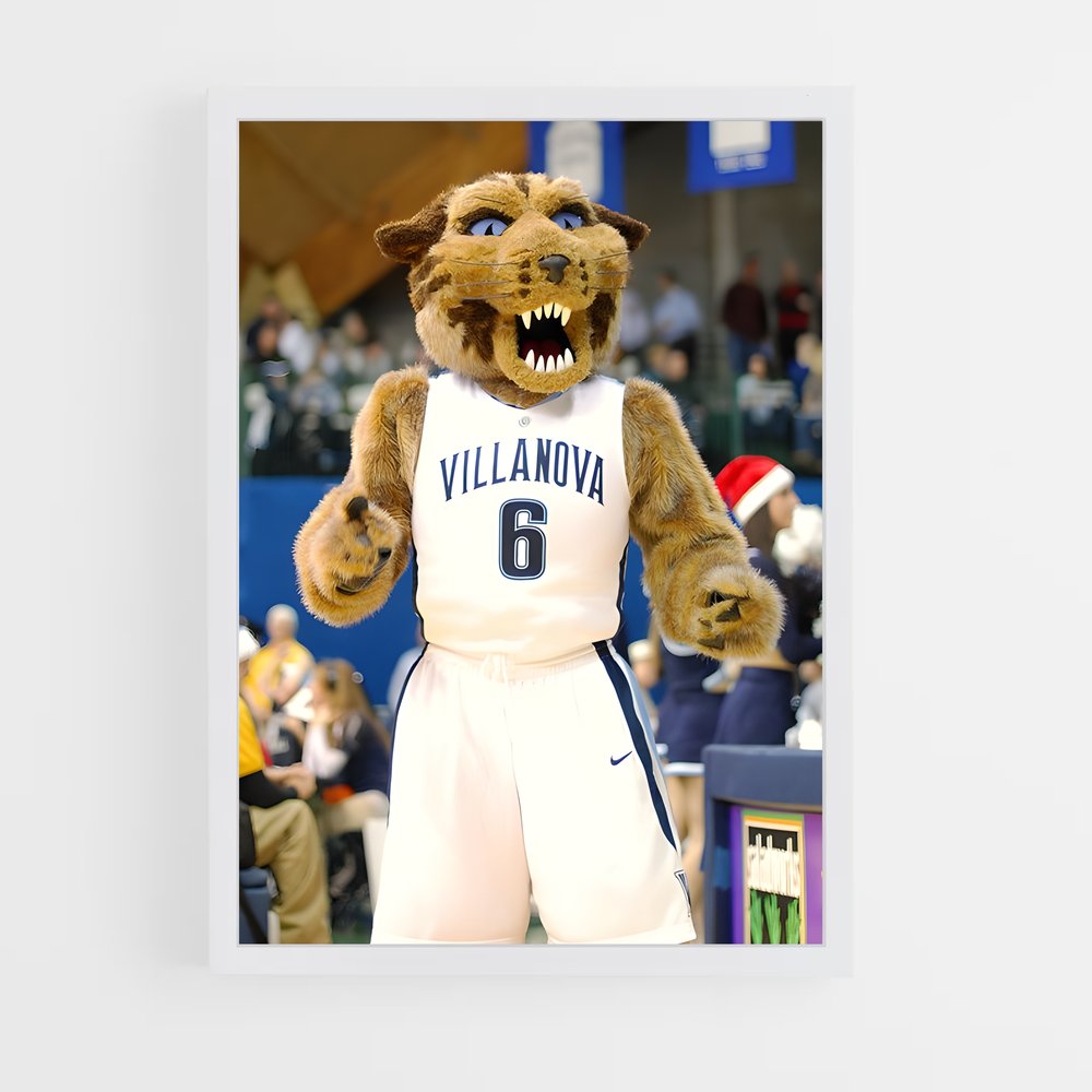 Poster Villanova wildcats – affiche Basketball (vue 3)